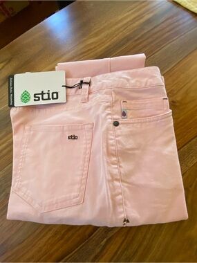 Stio NWT Pink Opal rivet Women's Jeans.   Size 6R